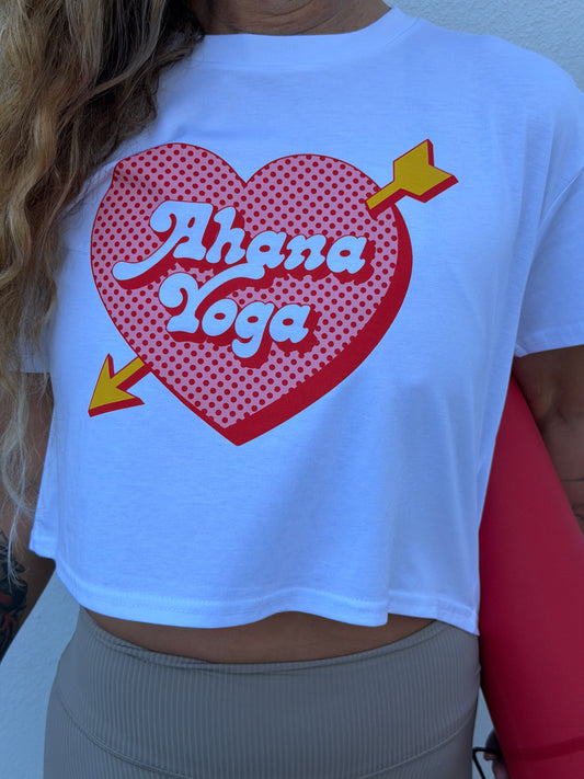 Ahana Love Cropped Tee
